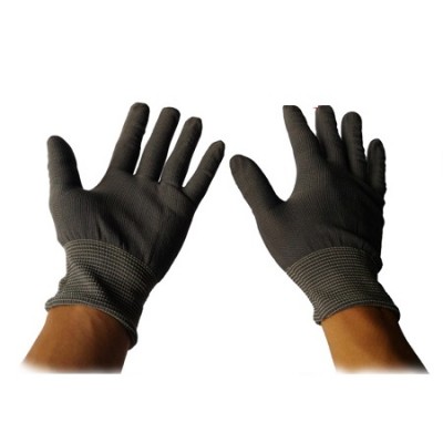 NAVI-Găng tay thun không phủ PU (màu xám) Size S có viền